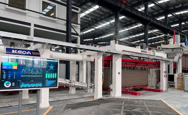 Automated precision cutting line for AAC blocks